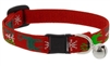 Lupine 1/2" Happy Holidays Red Cat Safety Collar with Bell