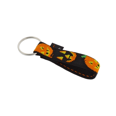 Retired Lupine 3/4" Jack O Lantern Keychain