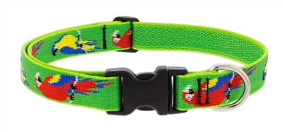 Retired Lupine 1" Parrots 16-28" Adjustable Collar