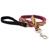 Lupine 3/4" Pink Wave 4' Padded Handle Leash