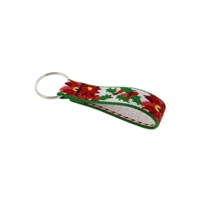 Lupine 1" Poinsettias Keychain