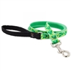 Retired Lupine 3/4" Shamrocks 4' Padded Handle Leash