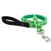 Retired Lupine 1" Shamrocks 6' Long Padded Handle Leash