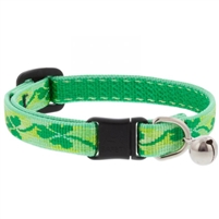 Retired Lupine 1/2" Shamrocks Cat Safety Collar with Bell