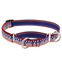 Lupine 3/4" Stars N Stripes 14-20" Martingale Training Collar