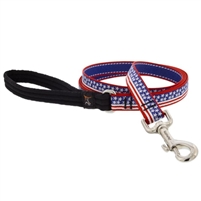 Lupine 3/4" Stars N Stripes 4' Padded Handle Leash