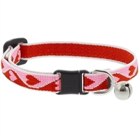 Retired Lupine 1/2" Sweetheart Cat Safety Collar with Bell