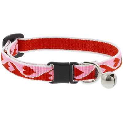 Retired Lupine 1/2" Sweetheart Cat Safety Collar with Bell