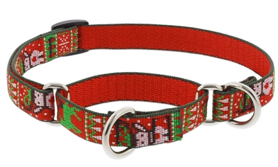 Retired Lupine 3/4" Ugly Sweater 10-14" Martingale Training Collar