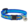 Lupine 1/2" Wee Fishies Cat Safety Collar with Bell