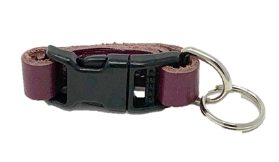 Leather Brothers Klip-It Pet Tag Connector - Grape