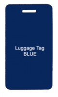 Luggage Tag Engraved 2" x 4" - Comes with Leather Buckle Strap