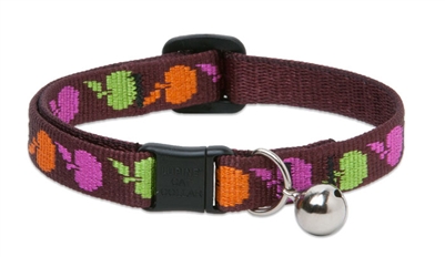 Retired Lupine 1/2" Candy Apple Cat Safety Collar with Bell