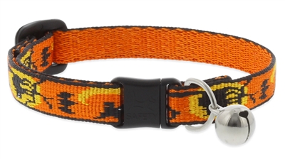 Retired Lupine 1/2" Wicked Cat Safety Collar with Bell