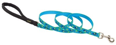 Retired Lupine 1/2" Sea Ponies 6' Padded Handle Leash