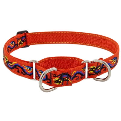 Lupine 1" Lucky Dragon Martingale Training Collar