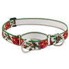 Lupine 1" Poinsettias Martingale Training Collar