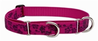 Lupine 1" Plum Blossom 19-27" Martingale Training Collar