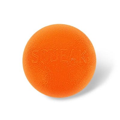 Orbee-Tuff Squeak Ball Dog Toy, Orange - 3"