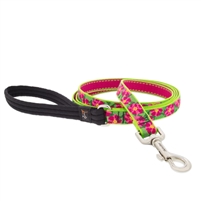 Lupine 3/4" Petunias 4' Padded Handle Leash