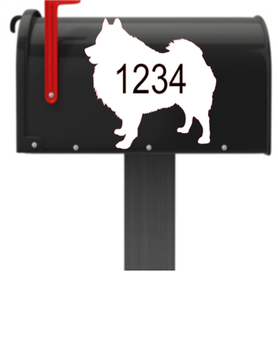American Eskimo Vinyl Mailbox Decals Qty. (2) One for Each Side