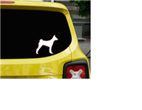 Basenji Vinyl Window Decal