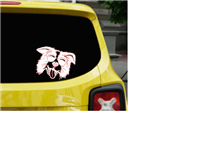 Border Collie Wearing Sunglasses Decal
