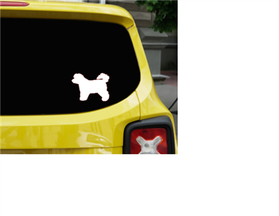 Bichon Frise Vinyl Window Decal