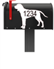 Blood Hound Vinyl Mailbox Decals Qty. (2) One for Each Side