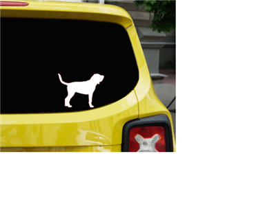 Bloodhound Vinyl Window Decal