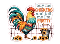 Buy me Chickens Sticker