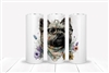 Cairn Terrier with Glasses 20 OZ Double Walled Tumbler