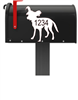 Chinese Crested Vinyl Mailbox Decals Qty. (2) One for Each Side