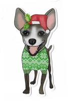 Chihuahua 1 Christmas Sticker