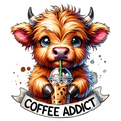 Coffee Addict Car Coaster - 2.6"