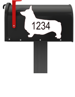 Corgi Vinyl Mailbox Decals Qty. (2) One for Each Side