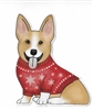 Corgi Christmas Sticker