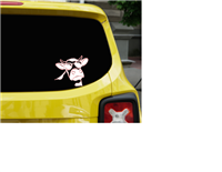 Cow Wearing Sunglasses Decal