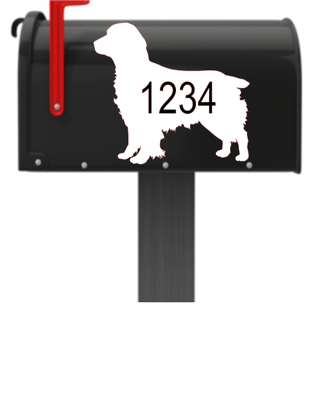 Cocker Spaniel Vinyl Mailbox Decals Qty. (2) One for Each Side