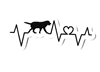 Dog Heartbeat Sticker