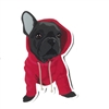 Dog in a Hoodie Sticker