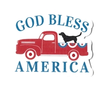 God Bless America Sticker