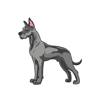 Great Dane Sticker