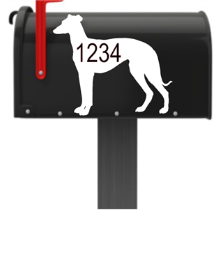 Greyhound Vinyl Mailbox Decals Qty. (2) One for Each Side