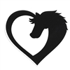 Heart Horse Sticker
