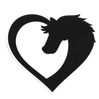 Heart Horse Sticker