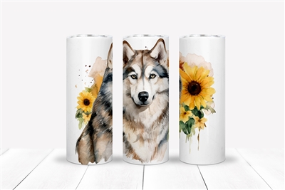 Husky Floral 20 OZ Double Walled Tumbler