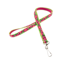 Lupine 1/2" Petunias Lanyard