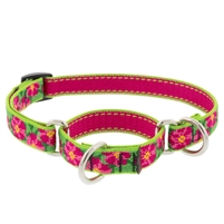 Lupine 3/4" Petunias Martingale Training Collar