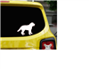 Portugese Water Dog Vinyl Window Decal
